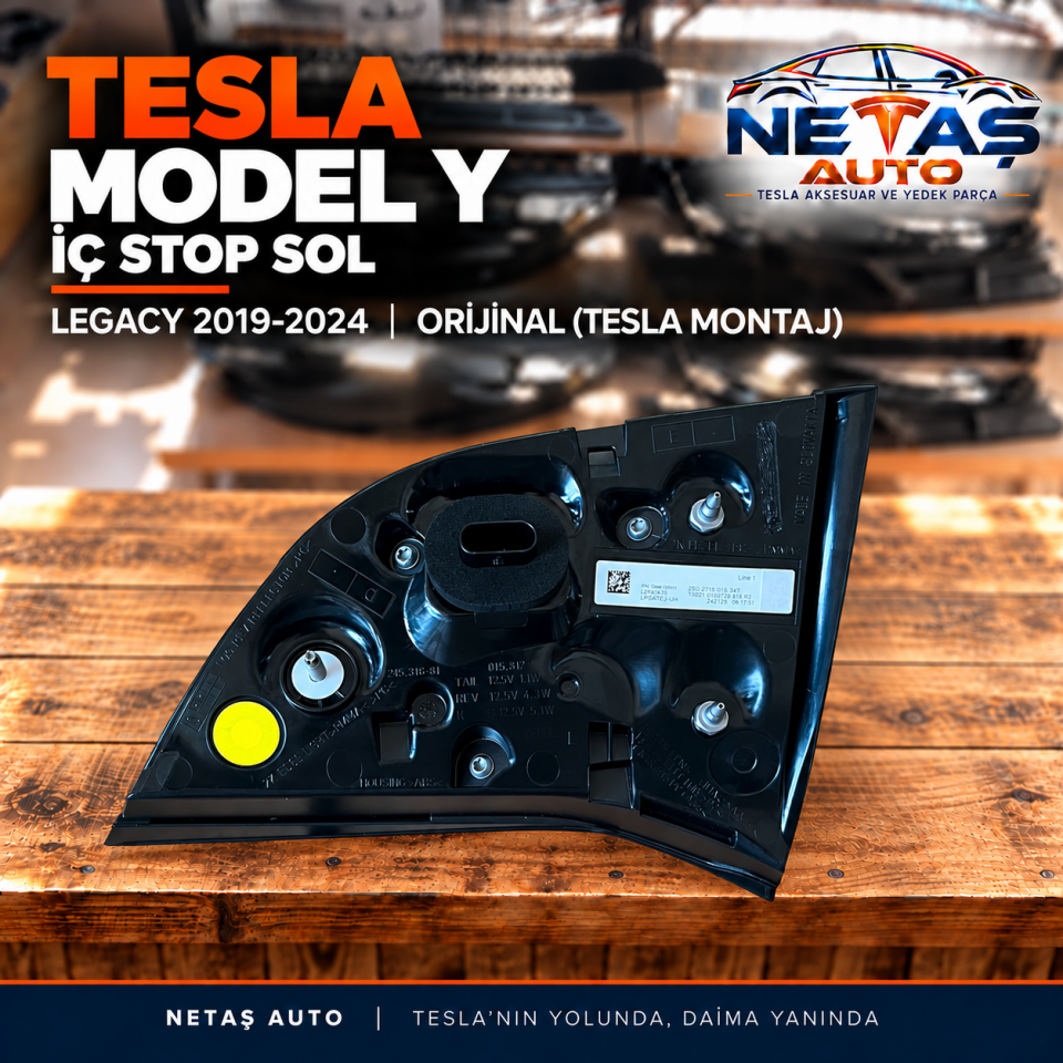 Tesla Model Y Legacy 2019-2024 İç Stop Sol Orjinal (Tesla)