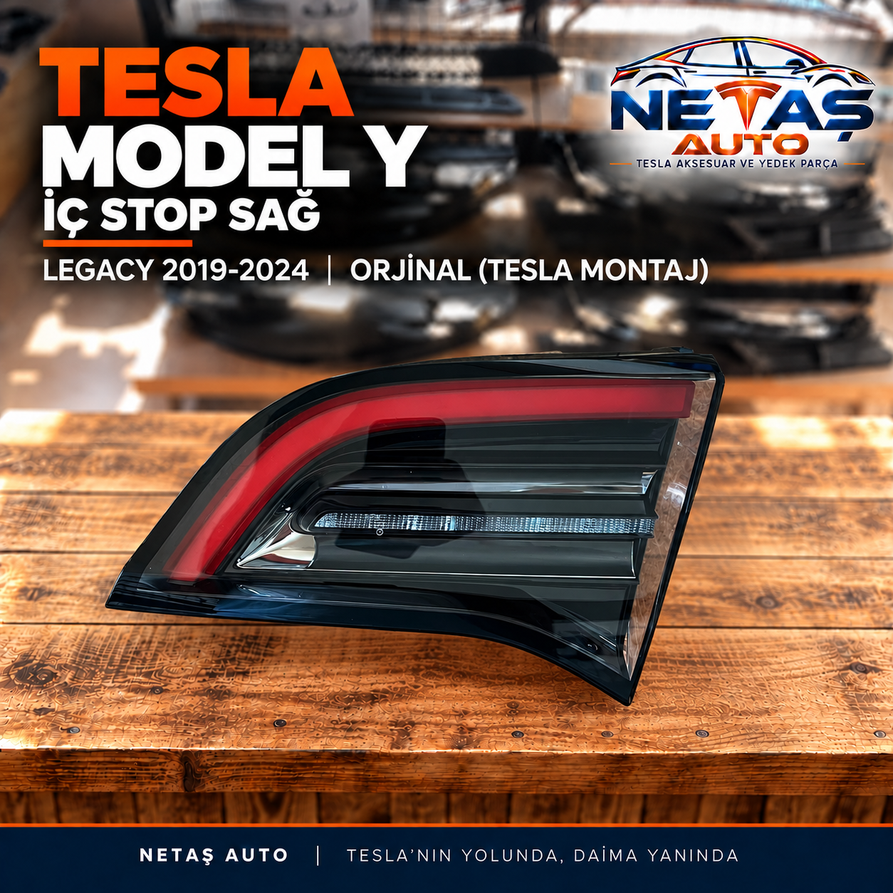 Tesla Model Y Legacy 2019-2024 İç Stop Sağ Orjinal (Tesla)