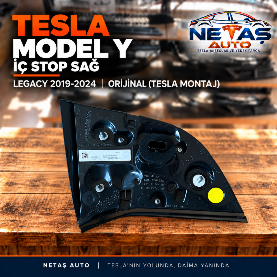 Tesla Model Y Legacy 2019-2024 İç Stop Sağ Orjinal (Tesla)