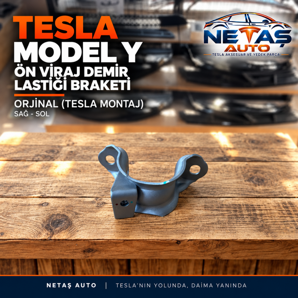 Tesla Model Y Ön Viraj Demir Lastiği Braketi Sağ-Sol Orjinal (Tesla)